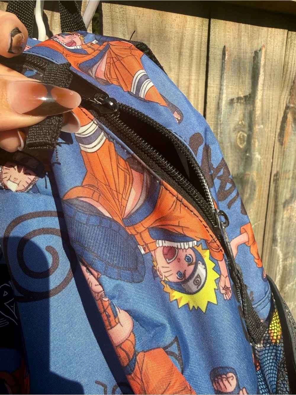 Naruto Kids Blue Character Backpack by Naruto